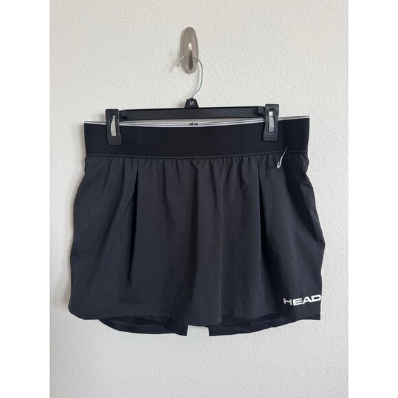 Head Womens Black Tennis Dynamic SKort Skirt New Size Large Pickleball - Picture 1 of 6